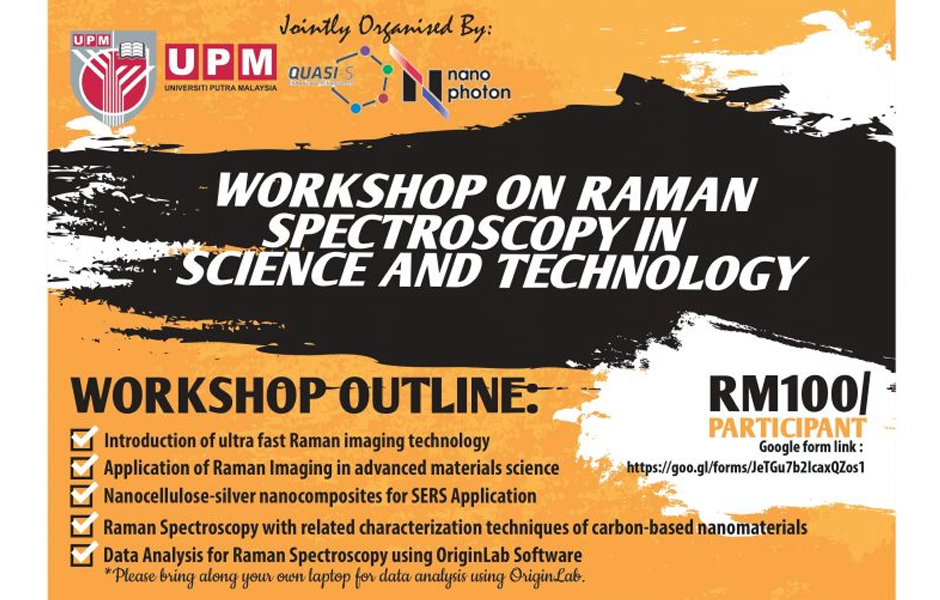 RAMAN SPECTROSCOPY IN SCIENCE AND TECHNOLOGY Workshop